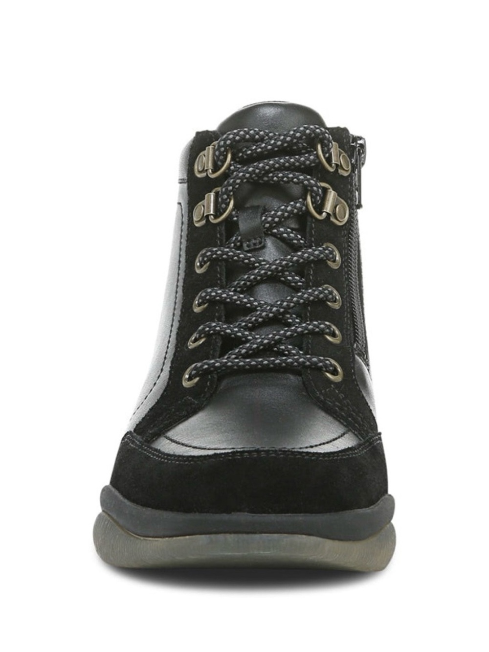 Vionic Whitley Black Women's Lace-Up Ankle Booties
